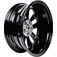ALY62730U45N Aluminum Painted Black Wheel, 17 in. X 6.5 in., 5 x 4.5 in. Bolt Pattern