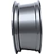 ALY62742U35N Aluminum Charcoal Wheel, 18 in. X 7.5 in., 5 x 4.5 in. Bolt Pattern