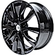 2017 Nissan Rogue SL 4 Cyl 2.5L - Aluminum Painted Black Wheel, 10 Spoke; Factory Replacement (Associated Hollander Numbers: 62777); OE: 403006FL2B, 17 in. x 7 in., 5 x 4.5 in. Bolt Pattern