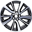 ALY62748U45N Aluminum Painted Black Wheel, 19 in. X 7 in., 5 x 4.5 in. Bolt Pattern