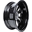 ALY62748U45N Aluminum Painted Black Wheel, 19 in. X 7 in., 5 x 4.5 in. Bolt Pattern