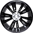 ALY62748U45N Aluminum Painted Black Wheel, 19 in. X 7 in., 5 x 4.5 in. Bolt Pattern