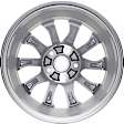 ALY62756U20N Aluminum Silver Wheel, 16 in. X 6.5 in., 5 x 4.5 in. Bolt Pattern