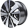 ALY62784U45N Aluminum Painted Black Wheel, 17 in. X 7.5 in., 5 x 4.5 in. Bolt Pattern