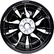 ALY62784U45N Aluminum Painted Black Wheel, 17 in. X 7.5 in., 5 x 4.5 in. Bolt Pattern