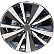ALY62785U45N Aluminum Painted Black Wheel, 19 in. X 8 in., 5 x 4.5 in. Bolt Pattern