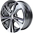 ALY62822U45N Aluminum Painted Black Wheel, 16 in. X 6.5 in., 5 x 4.5 in. Bolt Pattern