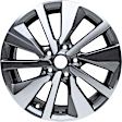 ALY62824U35N Aluminum Gray Wheel, 17 in. X 7 in., 5 x 4.5 in. Bolt Pattern