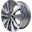 ALY62824U35N Aluminum Gray Wheel, 17 in. X 7 in., 5 x 4.5 in. Bolt Pattern