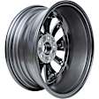 ALY62824U35N Aluminum Gray Wheel, 17 in. X 7 in., 5 x 4.5 in. Bolt Pattern