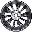ALY62824U35N Aluminum Gray Wheel, 17 in. X 7 in., 5 x 4.5 in. Bolt Pattern