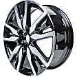 ALY63149U45N Aluminum Painted Black Wheel, 20 in. X 8 in., 5 x 120 mm Bolt Pattern