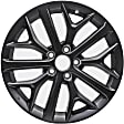ALY63163U45N Aluminum Matte Black Wheel, 18 in. X 8 in., 5 x 4.5 in. Bolt Pattern