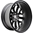 ALY63163U45N Aluminum Matte Black Wheel, 18 in. X 8 in., 5 x 4.5 in. Bolt Pattern