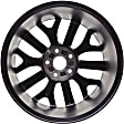 ALY63163U45N Aluminum Matte Black Wheel, 18 in. X 8 in., 5 x 4.5 in. Bolt Pattern