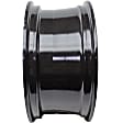 2022 Honda Civic - Wheel, Aluminum, Black, 5 x 4.5 in. Bolt Pattern, 50 mm Offset, 18 in. Wheel Diameter, 15 Spoke, OE Number: 42700TGGAB2