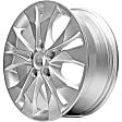 ALY64040U20N Aluminum Silver Wheel, 17 in. X 6.5 in., 5 x 115 mm Bolt Pattern