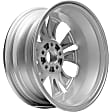 ALY64040U20N Aluminum Silver Wheel, 17 in. X 6.5 in., 5 x 115 mm Bolt Pattern