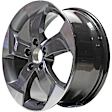 ALY64075U35N Aluminum Gray Wheel, 17 in. X 7.5 in., 5 x 4.5 in. Bolt Pattern