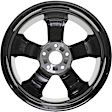 ALY64075U35N Aluminum Gray Wheel, 17 in. X 7.5 in., 5 x 4.5 in. Bolt Pattern