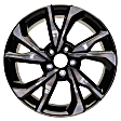 ALY64108U46N Aluminum Painted Black Wheel, 18 in. X 8 in., 5 x 4.5 in. Bolt Pattern