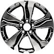 ALY64110U45N Aluminum Painted Black Wheel, 17 in. X 7.5 in., 5 x 4.5 in. Bolt Pattern