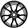ALY64116U45N Aluminum Painted Black Wheel, 20 in. X 8.5 in., 5 x 120 mm Bolt Pattern