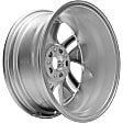ALY64125U20N Aluminum Silver Wheel, 17 in. X 7.5 in., 5 x 4.5 in. Bolt Pattern