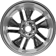 ALY64125U20N Aluminum Silver Wheel, 17 in. X 7.5 in., 5 x 4.5 in. Bolt Pattern