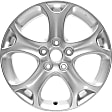 ALY64913U20N Aluminum Silver Wheel, 17 in. X 6.5 in., 5 x 114 mm Bolt Pattern