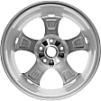 ALY64913U20N Aluminum Silver Wheel, 17 in. X 6.5 in., 5 x 114 mm Bolt Pattern
