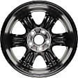 ALY69397U78N Aluminum Silver Wheel, 16 in. X 6.5 in., 5 x 4.5 in. Bolt Pattern