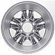 ALY69440U20N Aluminum Silver Wheel, 17 in. X 7.5 in., 6 x 5.5 in. Bolt Pattern