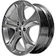 ALY69558U78N Aluminum Silver Wheel, 20 in. X 7.5 in., 5 x 4.5 in. Bolt Pattern