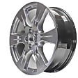 ALY69582A78N Aluminum Silver Wheel, 19 in. X 7 in., 5 x 4.5 in. Bolt Pattern
