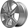 ALY69605U35N Aluminum Charcoal Wheel, 18 in. X 7.5 in., 5 x 4.5 in. Bolt Pattern