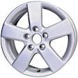 ALY69872U10N Aluminum Silver Wheel, 16 in. X 6.5 in., 5 x 112 mm Bolt Pattern
