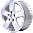 ALY69872U10N Aluminum Silver Wheel, 16 in. X 6.5 in., 5 x 112 mm Bolt Pattern