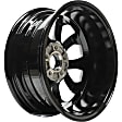 ALY70006U45N Aluminum Painted Black Wheel, 16 in. X 6.5 in., 5 x 112 mm Bolt Pattern