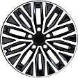 ALY70044U45N Aluminum Painted Black Wheel, 16 in. X 6.5 in., 5 x 112 mm Bolt Pattern