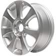 ALY70807U20N Aluminum Silver Wheel, 17 in. X 7 in., 5 x 115 mm Bolt Pattern