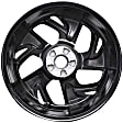 ALY70895U30N Aluminum Charcoal Wheel, 19 in. X 7.5 in., 5 x 4.5 in. Bolt Pattern