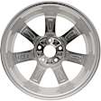ALY71731U20N Aluminum Silver Wheel, 17 in. X 7 in., 5 x 115 mm Bolt Pattern