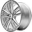 ALY73724U20N Aluminum Silver Wheel, 17 in. X 7.5 in., 5 x 4.5 in. Bolt Pattern