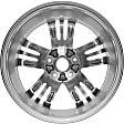 ALY73724U20N Aluminum Silver Wheel, 17 in. X 7.5 in., 5 x 4.5 in. Bolt Pattern