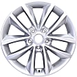ALY74735U20N Aluminum Silver Wheel, 17 in. X 7 in., 5 x 115 mm Bolt Pattern