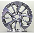 ALY75199U35N Aluminum Gray Wheel, 17 in. X 7 in., 5 x 114 mm Bolt Pattern