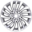ALY75207U10N Aluminum Silver Wheel, 16 in. X 6.5 in., 5 x 100 mm Bolt Pattern