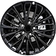 ALY75221U46N Aluminum Painted Black Wheel, 18 in. X 8 in., 5 x 4.5 in. Bolt Pattern