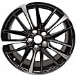 ALY75222U45N Aluminum Painted Black Wheel, 19 in. X 8 in., 5 x 4.5 in. Bolt Pattern